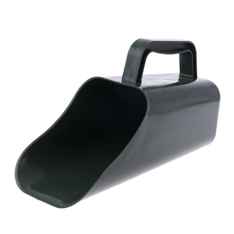 Lightweight Black Nylon Plastic Hand Trowel – 11" Scoop For Prospecting, Gardening, Digging