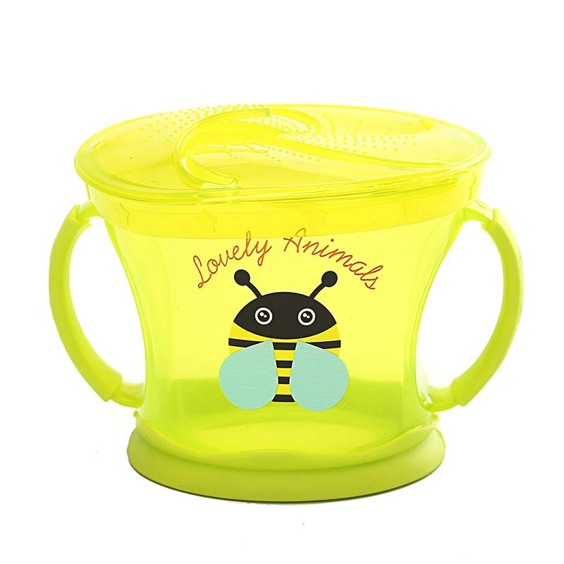 Baby snackvanger beker veilige snackbeker anti-mors snackbeker servies babyvoedingsbeker kom