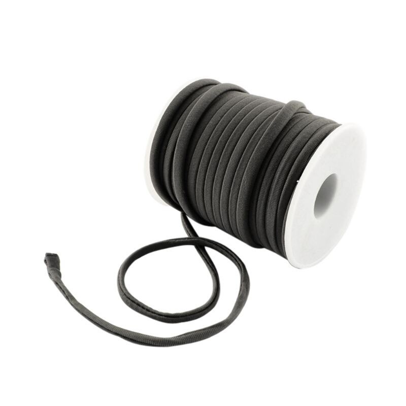20M/Roll 5Mm Zachte Tiny Nylon Koord Draad Voor Armbanden Choker Diy Sieraden Craft U90A: Gray