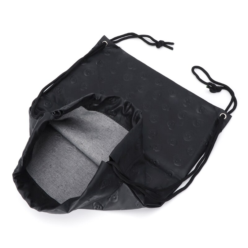 Neue unisex Tasche Schädel Kordelzug Sport Ich bin Freien Reise Rucksack Taschen