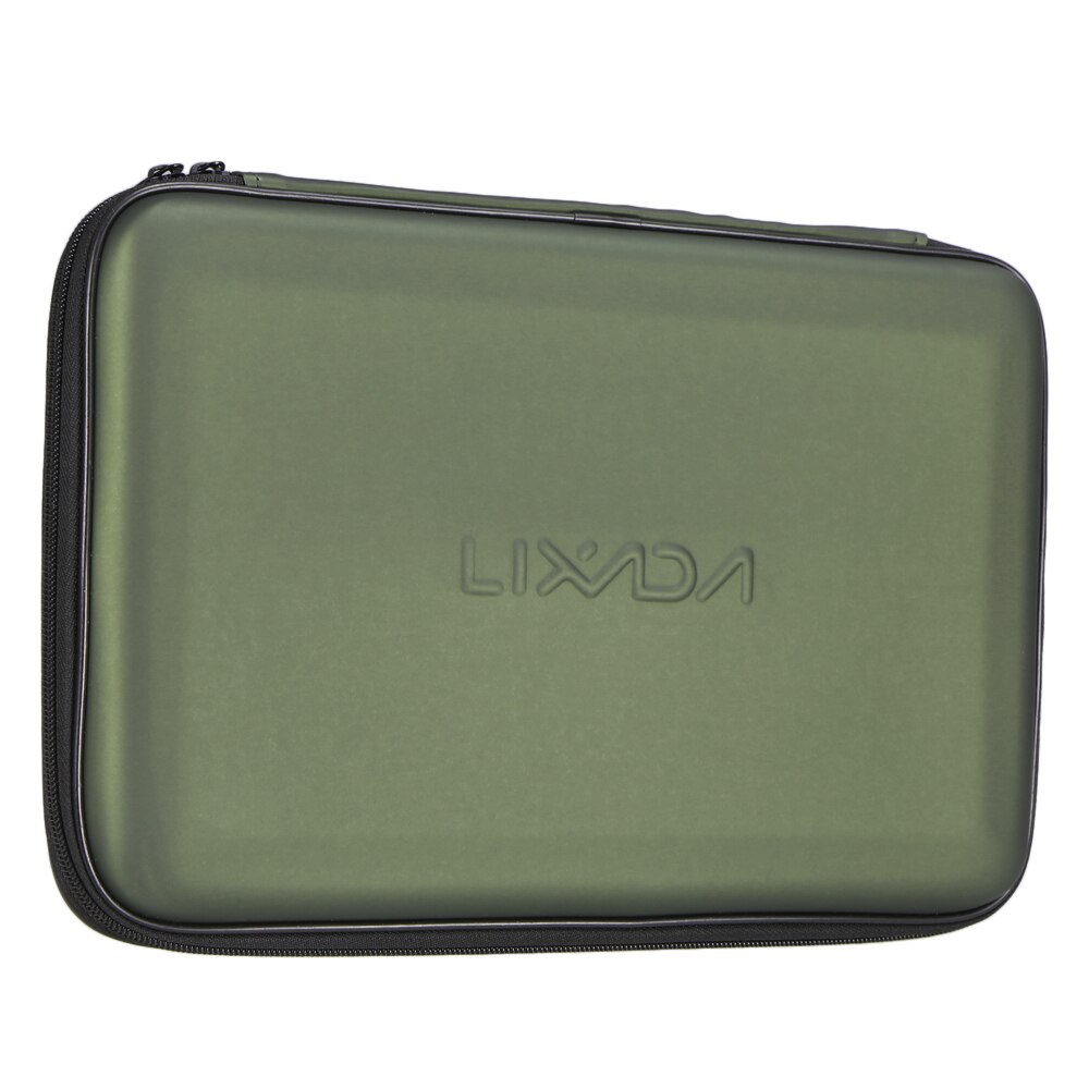 Caja de accesorios para Pesca Lixada, caja de almacenamiento acolchada con alarma de mordida, caja de protección para Pesca