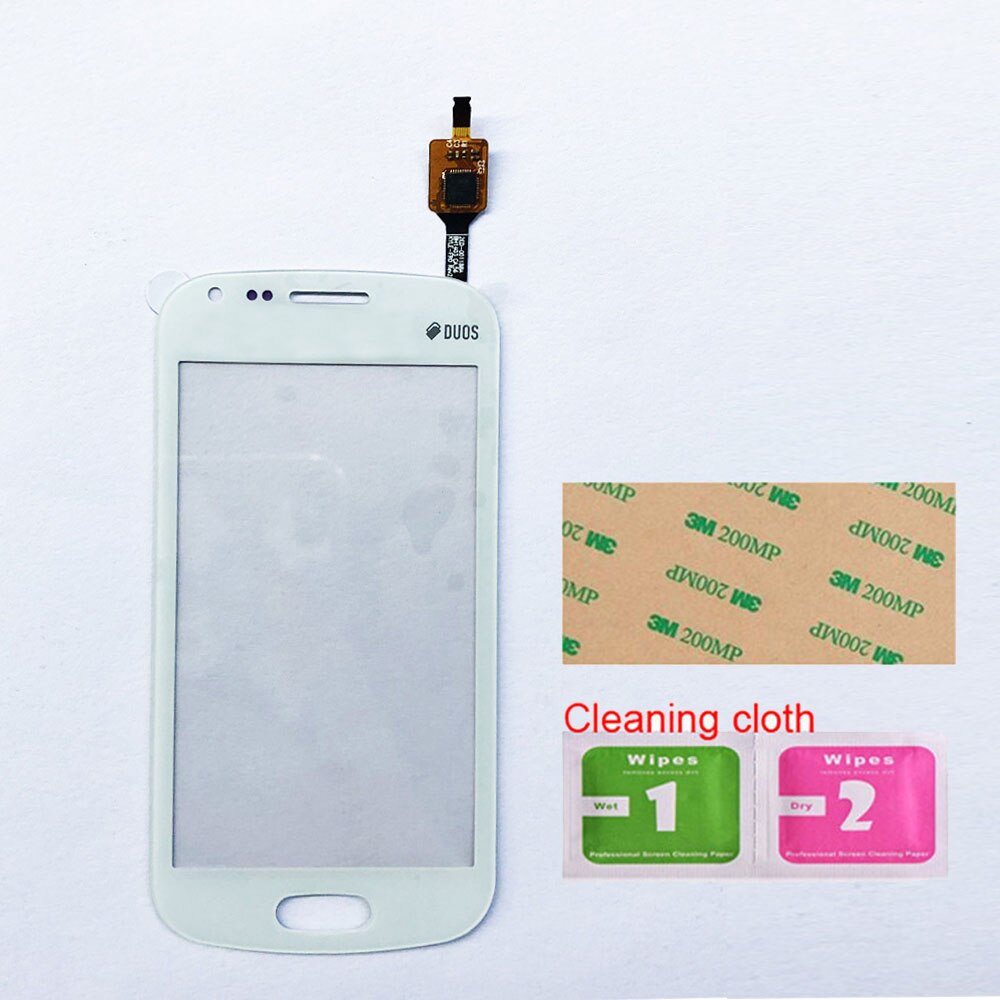 4.0'' Touchscreen For Samsung Galaxy S Duos 2 S7582 S7580 S7583 Touch Screen Digitizer Sensor Glass Panel Replacement: White