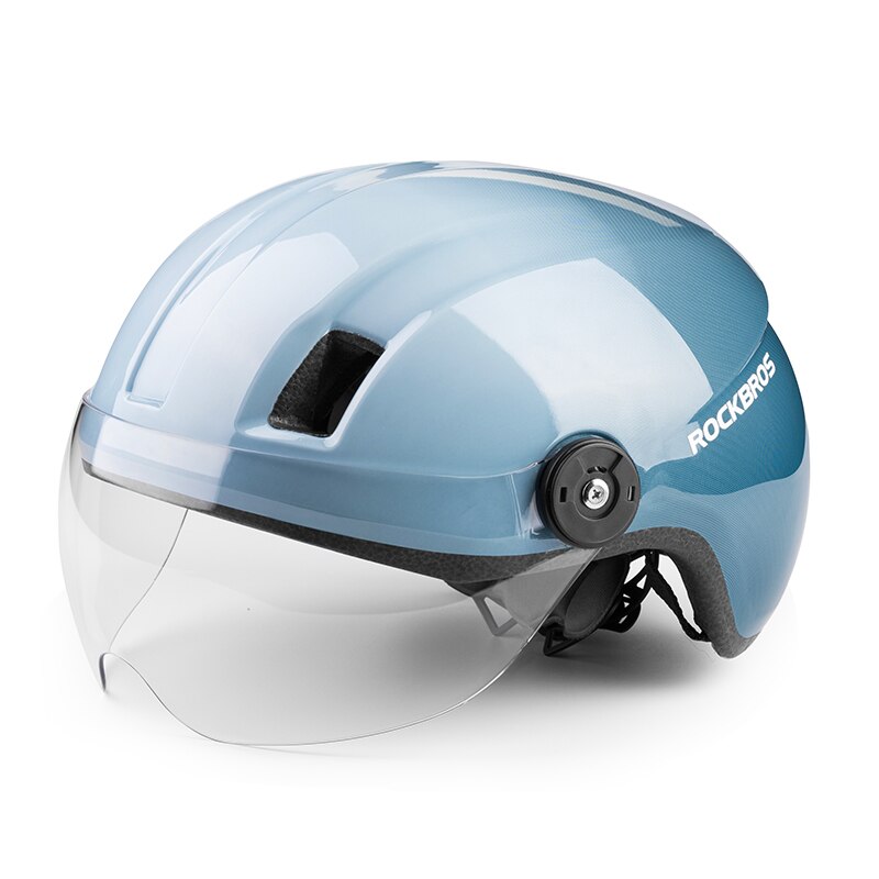 Rockbros Elektrische Fiets Helm Mannen Vrouwen Mtb Racefiets Helm Met Bril Motercycle Veiligheid Helm Bescherming Fietshelm