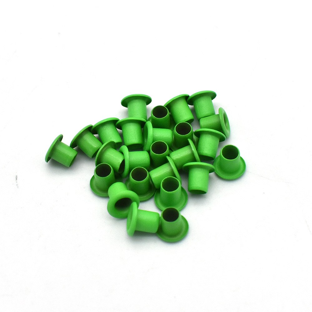 2mm Tiny Eyelet,in 3 color Brass Eyelets Grommets Metal eyelet For DIY Clothing Scrapbooking Craft Projects 100pcs: Green