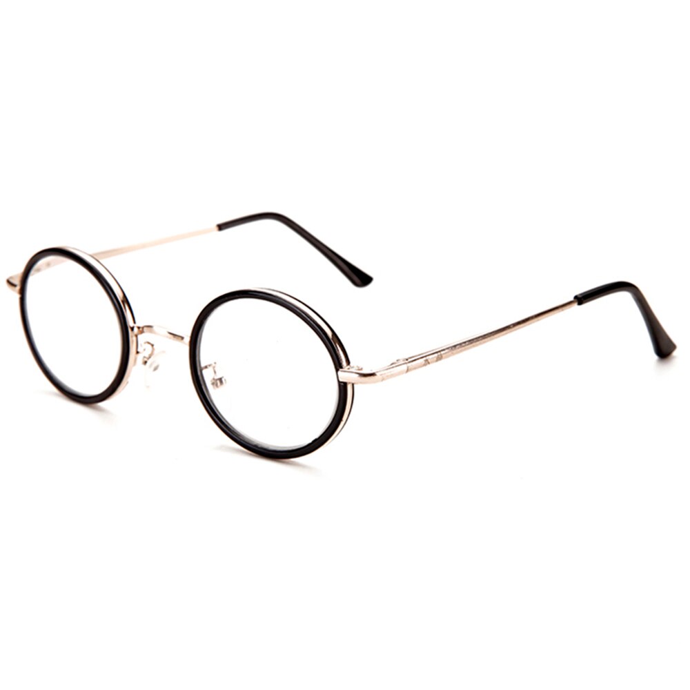 Nomanov = lunettes de lecture rondes vintage rétro multicouches à monture intégrale en alliage de luxe pour hommes et femmes  +0.75 +1 +1.25 +1.5 +1.75 +2to+4
