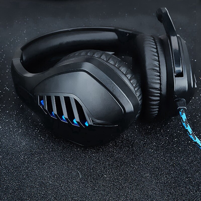 Wired Gaming Headset Headphones Desktop Computer Gaming Heavy Bass Luminous Headset