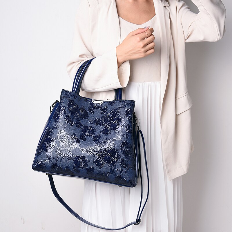 nouvelle de luxe sacs à main femmes sacs concepteur Rose impression sac fourre-tout sacs à bandoulière pour femmes voyage sac à main