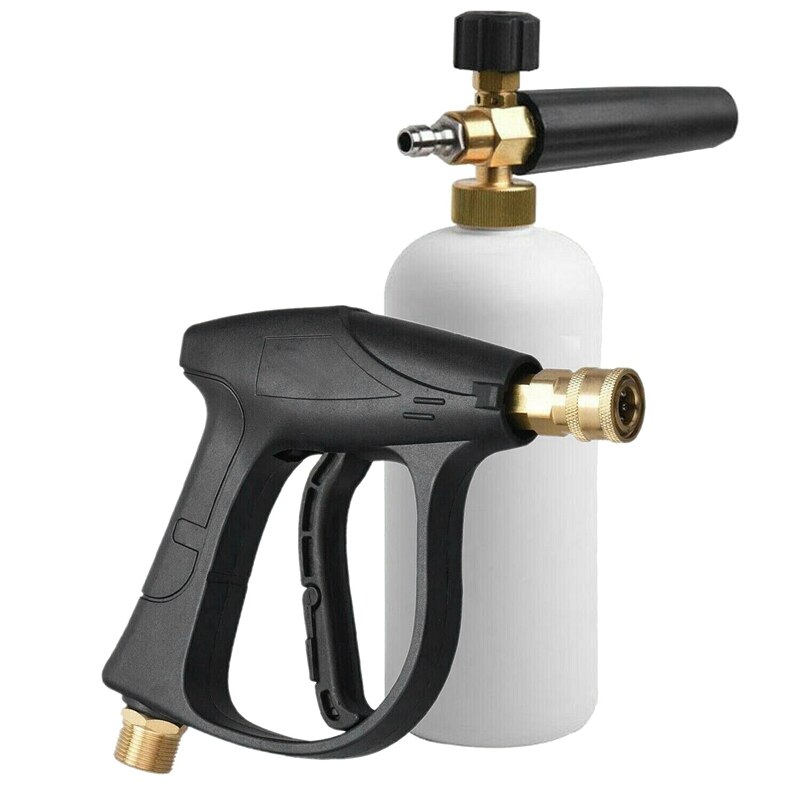 1/4 tommer sne skum vaskemaskine bilvask sæbe lanse kanon spray spray jet flaske