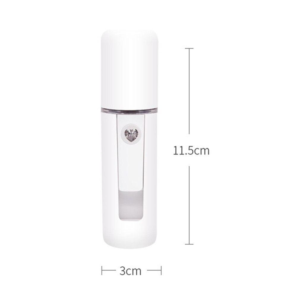 Portable Small Air Humidifier USB Rechargable Handheld Water Meter Ultrasonic Charging Diffuser Mini Milk Oil Steamed Face
