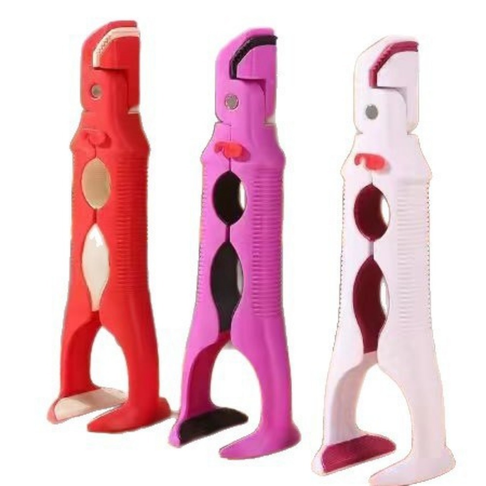 3-in-1 Heat-Resistant Kitchen Tongs – Non-Slip Bowl & Plate Holder for Steaming, Serving, Oven Use