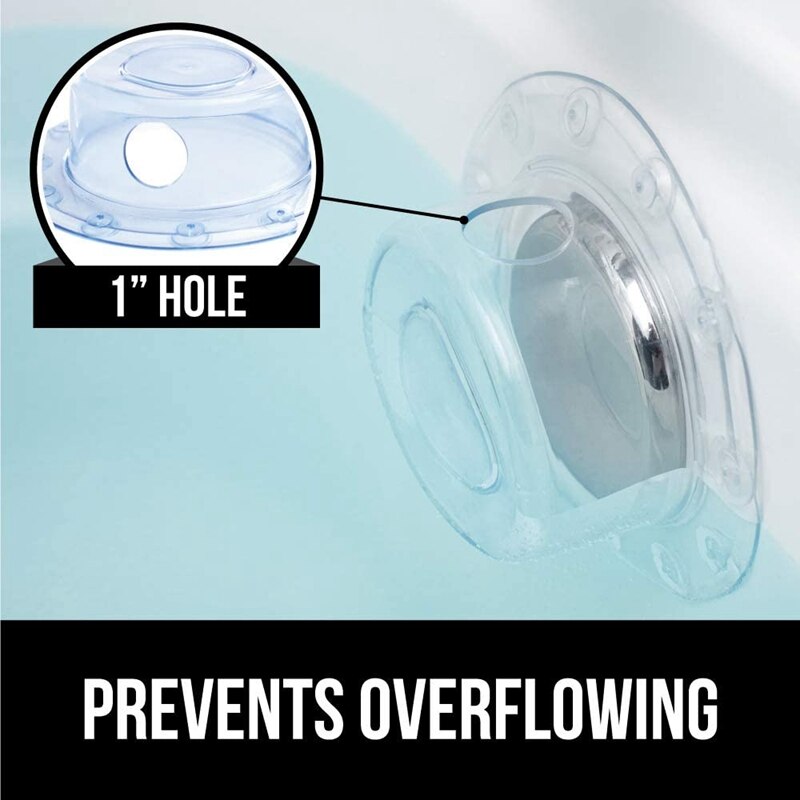 Großer Silikon-Wannenstopfen 15,2 Cm – Mit Saugnapf Für Badewanne & Waschbecken, Wasserdicht (gelb)