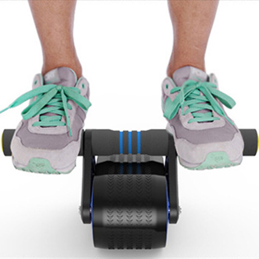 Rebound Power Roller Double Wheel Ab Coaster Low Noise Abdominal Muscle Wheel Home Gym Abdomen Trainer Indoor Fitness Equipment