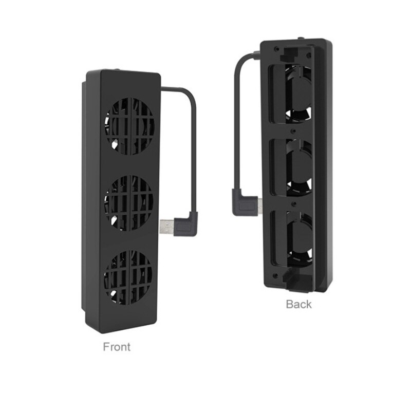Pour Console Nintendo Switch DC 5V 3-Ventilateur Superbe Externe USB Ventilateur De Refroidissement Refroidisseur D'accueil D'échappement De Refroidissement Ventilateur De Radiateur