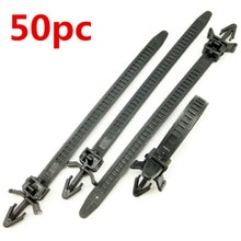 Wire Cable Ties Tie Wrap Rivet Straps Nylon Band 50x Car Fastener Clips