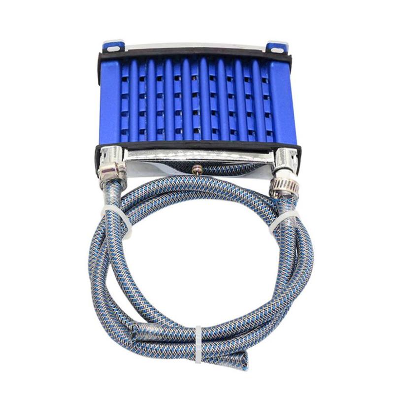 Aluminum Motorcycle Intercooler Engine Oil Cooler Cooling Radiator Kit for 125cc 140 150cc PIT PRO Trail Dirt