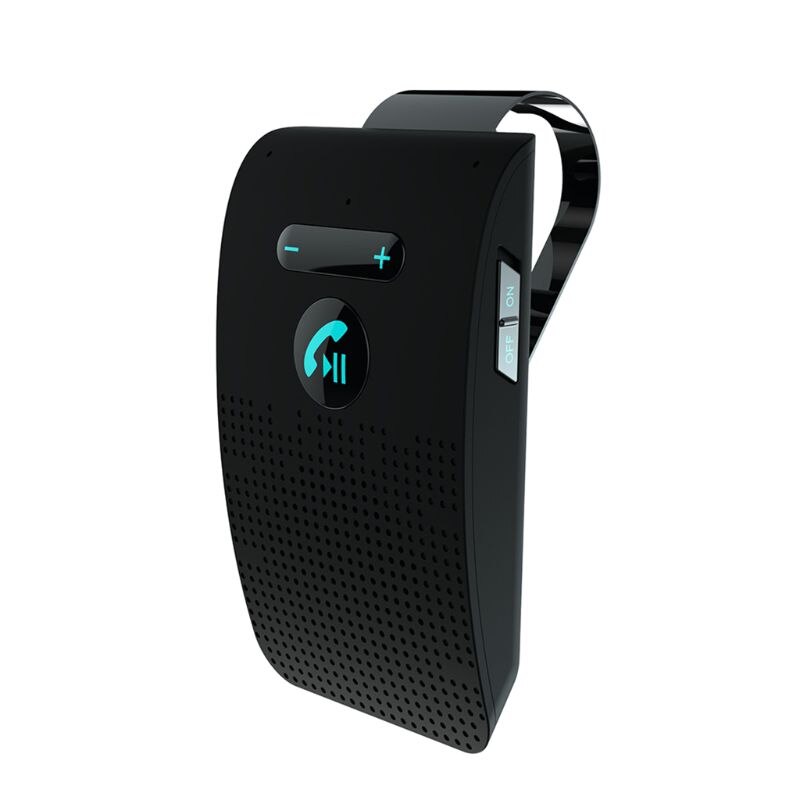 Draadloze Auto V5.0 Bluetooth Handsfree Carkit Draadloze Bluetooth Speaker Telefoon Zonneklepclip Speakerphone