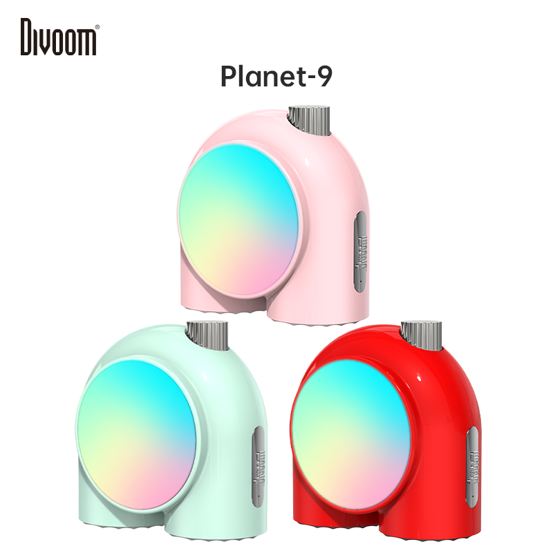 Divoom Planet-9 LED Light Effects Decorative Mood Lamp with Programmable RGB , Neon Light Atmosphere Bedside Lamp, Music Control