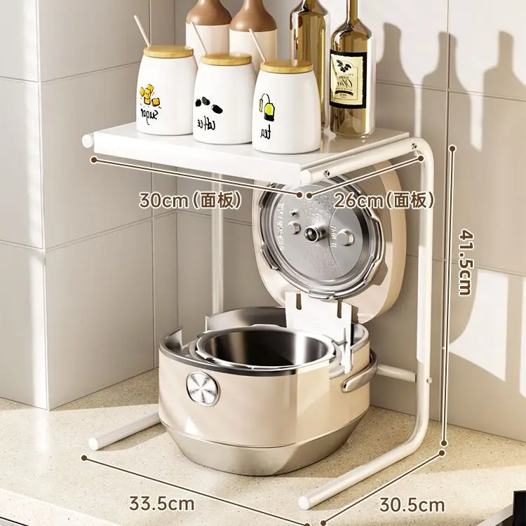 Kitchen Shelves for Microwave, Rice Cooker, Bread ... – Grandado