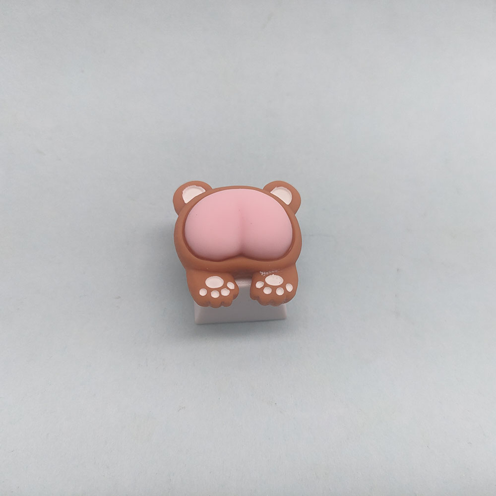 Katze Pfote Butt Schlüssel Kappe Tier Tastenkappen Für Mechanische Gaming Tastatur Benutzerdefinierte ESC Keycap Cherry Mx Schalter Für PC Für Geburtstag: Beige