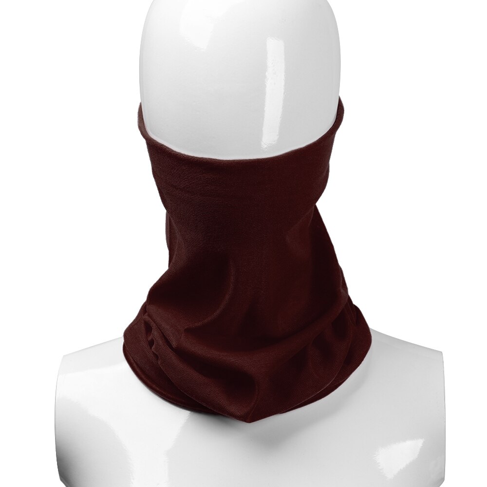 Unisex 3in1 Winter Polar Fleece Neck Warmer Snood Scarf Hat Women Men Thermal Ski Wear Snowboard Warmer Face Mask Beanie Hats: Type2-Coffee