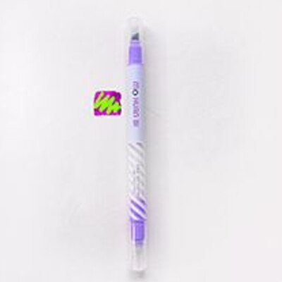 Baby Zeichnung Spielzeug Discolorable Stift Kinder 12 Farben Kawaii Magie Highlighter Stift 1Pcs Lernen Kunst Spielzeug für Kinder Malerei werkzeug: Purple