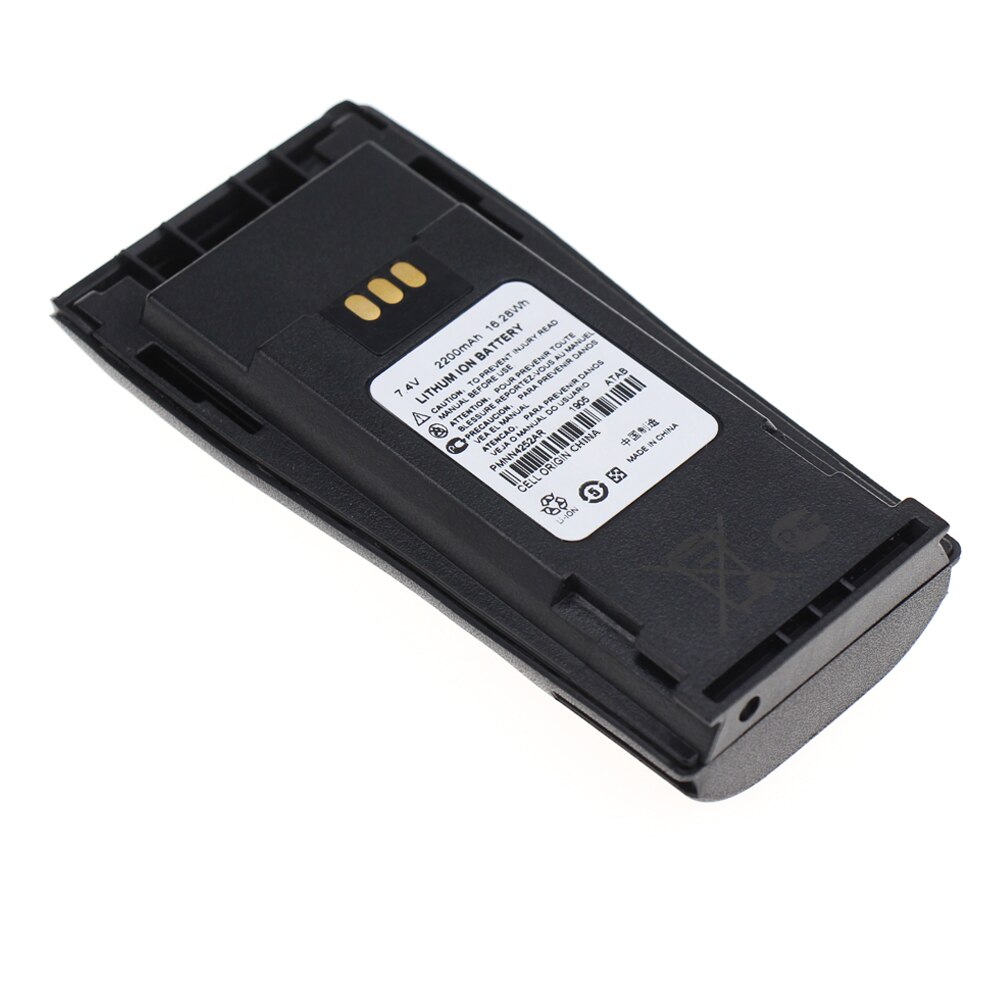 Batterie li-thium de remplacement 2200mAh PMNN4252AR pour Motorola CP040 CP140 DP1400 talkie-walkie