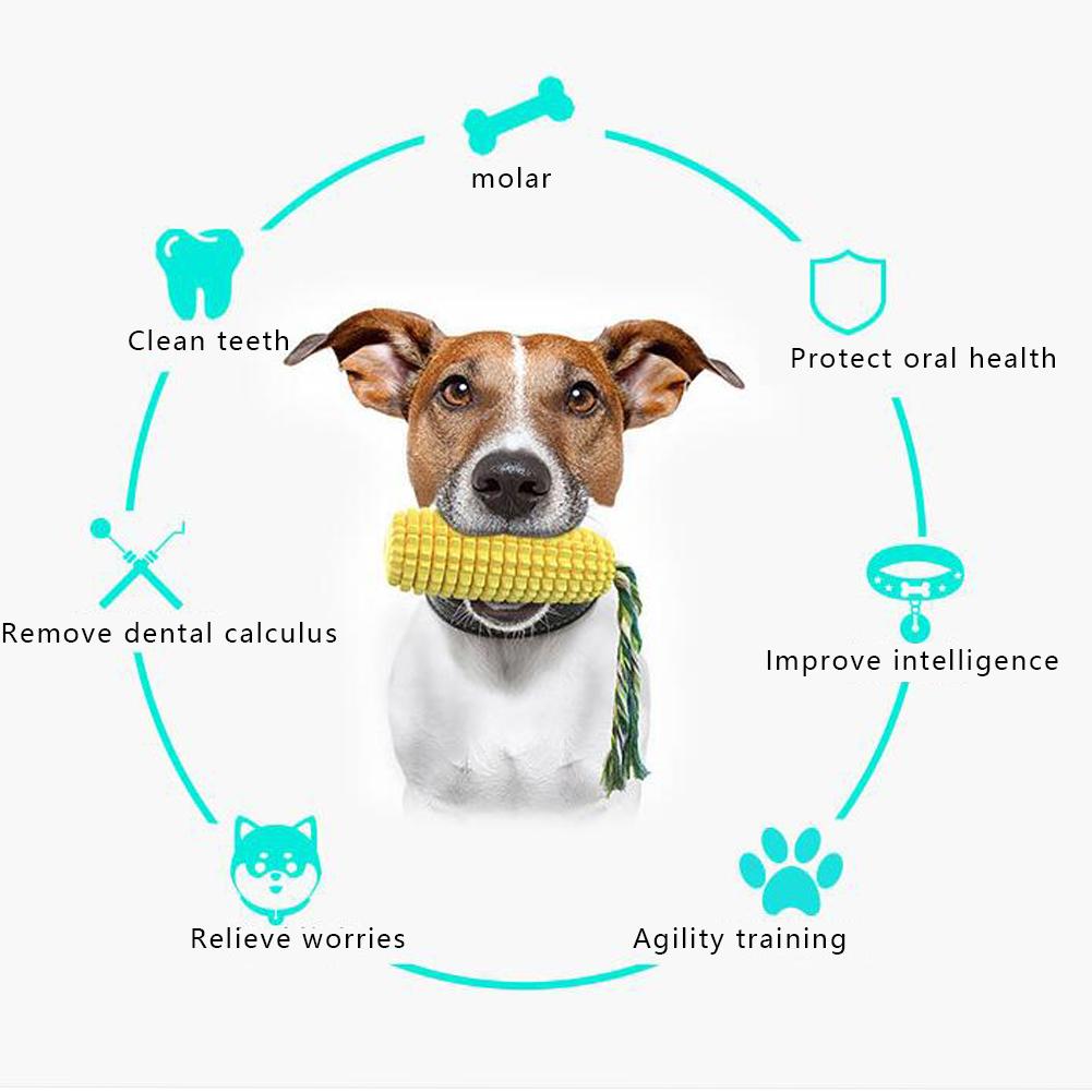 Cepillo de dientes de goma para perros, juguetes para masticar, para cachorros, palillo de dientes de goma, cuidado Dental, limpieza, juegos interactivos, accesorios para mascotas