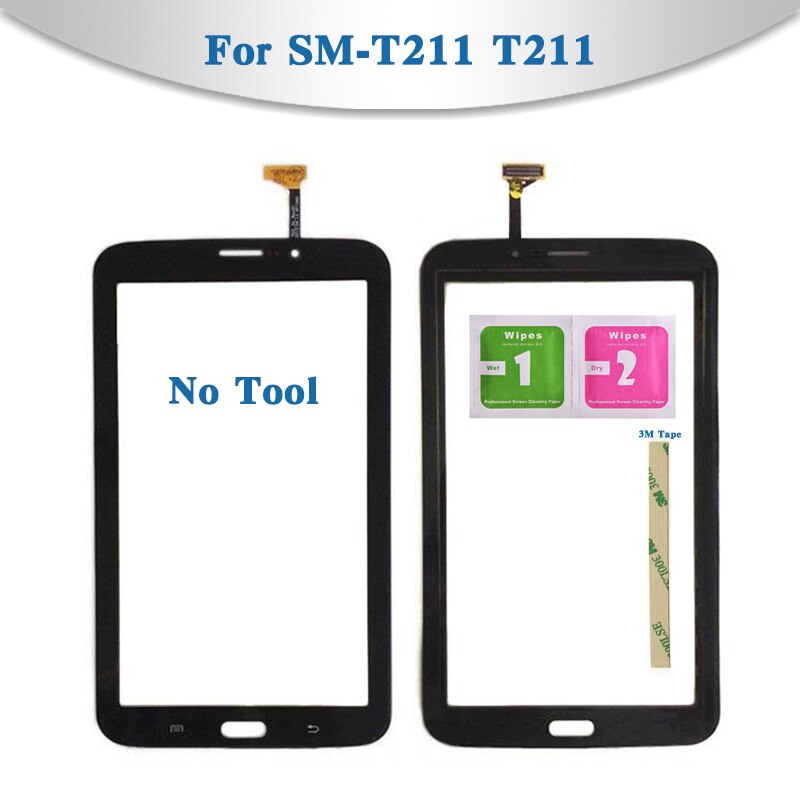 For Samsung Galaxy Tab 3 7.0 SM-T210 T210 and SM-T211 T211 Tablet Touch Screen Digitizer Sensor Front Outer Glass Lens Panel