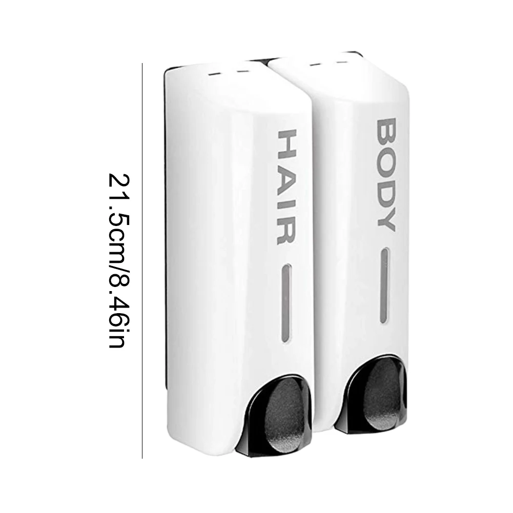 300ML Soap Lotion Dispenser Wall- Mounted Manual Liquid Dispenser Refillable Soap Dispenser for Kitchen Bathroom Washroom: light green