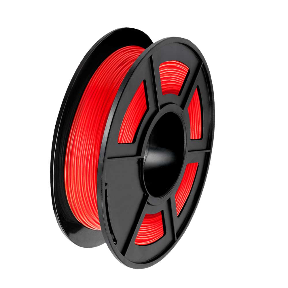 Filamento Flexible de TPU para impresora 3D, Material no tóxico, Material de juguete de impresión, superventas, 5 colores: TPU-red-1.75mm