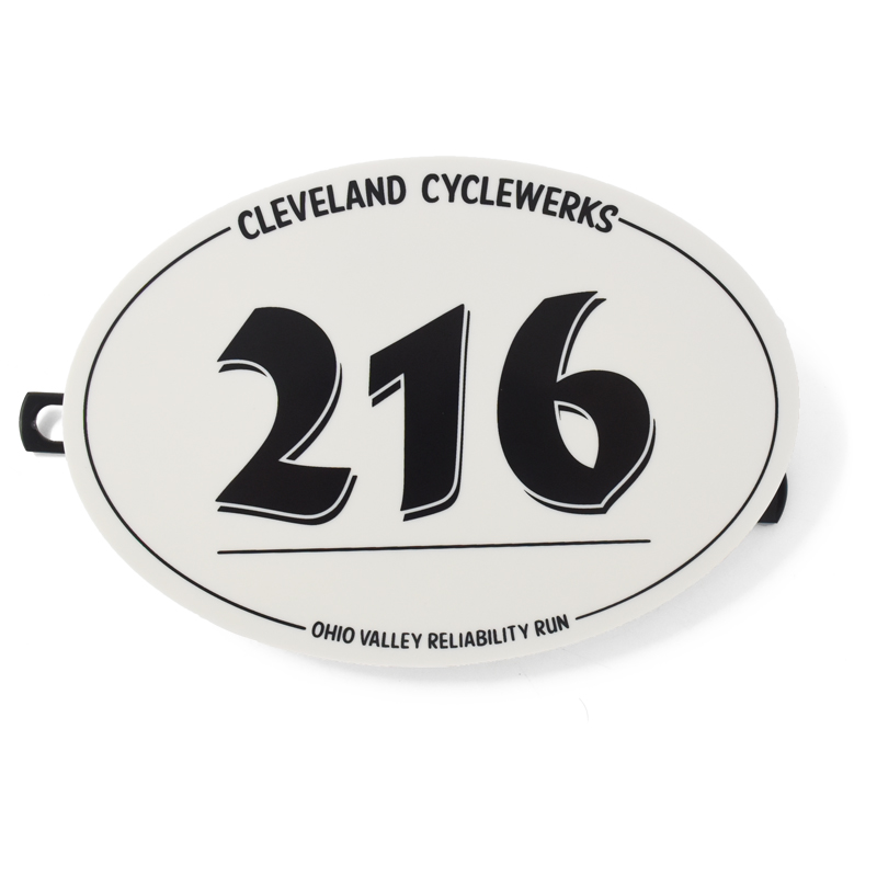 Retro Cafe Racer/scrambler Universal Number Plates Ebay Flat Track Side - View #7