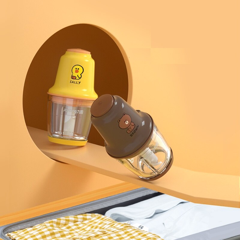 200V 600ML Electric Mini Meat Grinder Baby Food Mixer 2 Color Available Multifunction Blender Grinding Machine