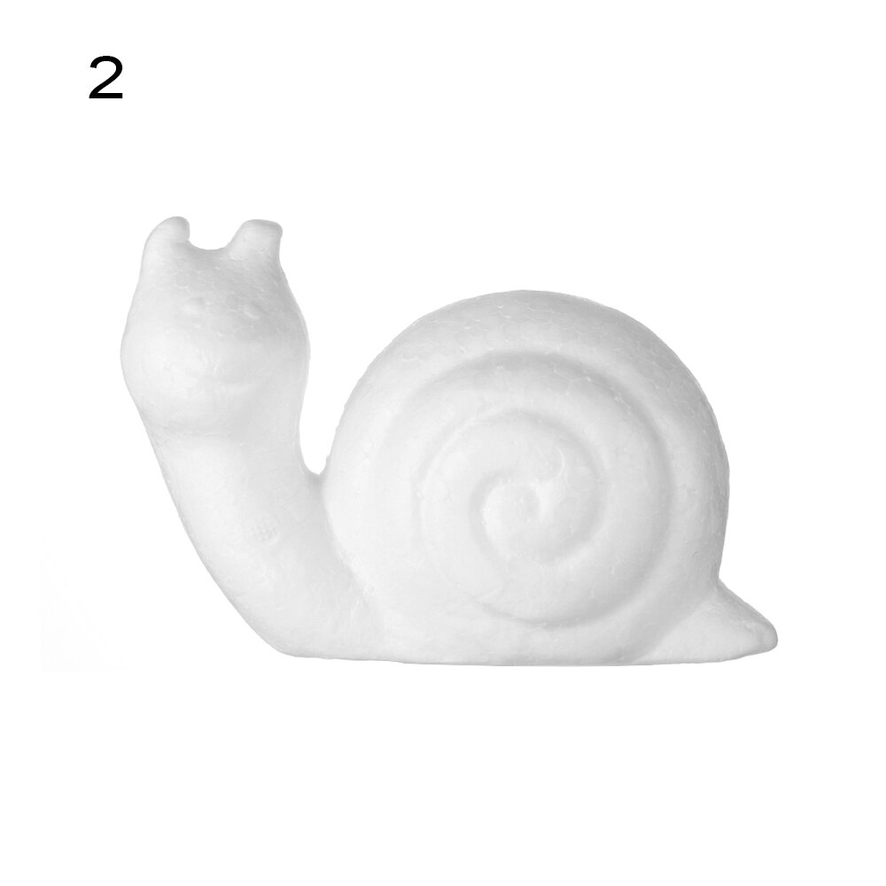 1pc witte schuimdiervormige modellen van piepschuim, kerstfeest, kinderspeelgoed, huisdecoratie, knutselen: 2
