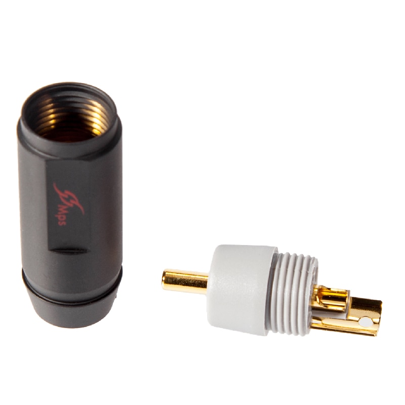 HiFi MPS Pioneer-enchufe RCA chapado en oro para cable de 8/10/11mm, cobre rojo HiFi, 24K, conector lotus para amplificador de DVD y CD, enchufe DAC