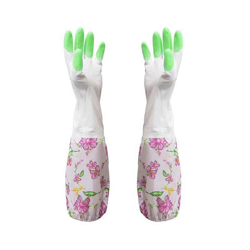 Magische herbruikbare handschoenen, schoonmaakborstel, schrobhandschoenen, hittebestendige tuin, keuken, magische afwashandschoenen, accessoire: Groente