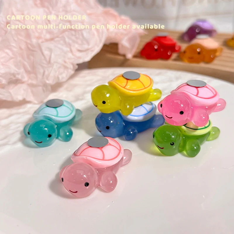 Magnetiska hållare tips för naglar liten sköldpadda naglar tillbehör verktyg display övningsträning nageldisplay stativ