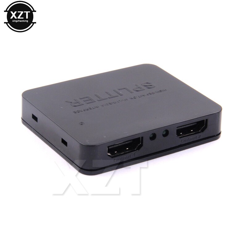 Hdmi-Compatibel Splitter Converter 1 Ingang 2 Uitgang Splitter Switcher Box Hub Ondersteuning 4K * 2K 3D 2160p1080p Voor XBOX360 PS3/4