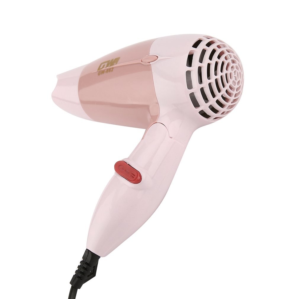 Mini Hair Dryer 1000W Wind Low Noise Foldable Electric Hair Blower Hair Salon Styling Tools for Travel Home Use GW-662