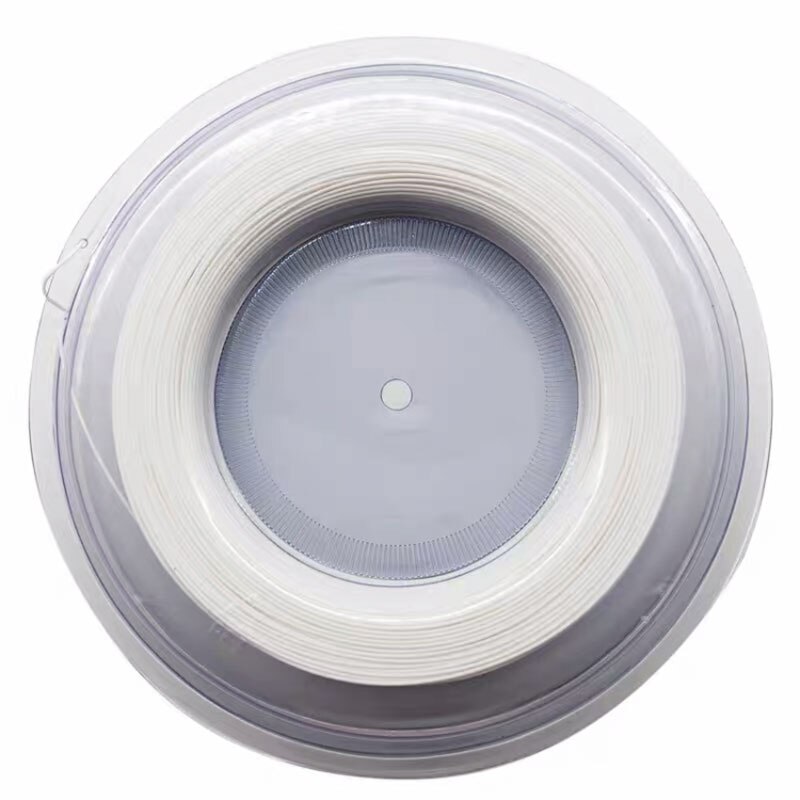 Powerti Tennis Schnur 200m Rollen Tennis Ball Schnur draussen Licht Schnur Männer Sport Polyester dauerhaft Strand Schnur: Weiß