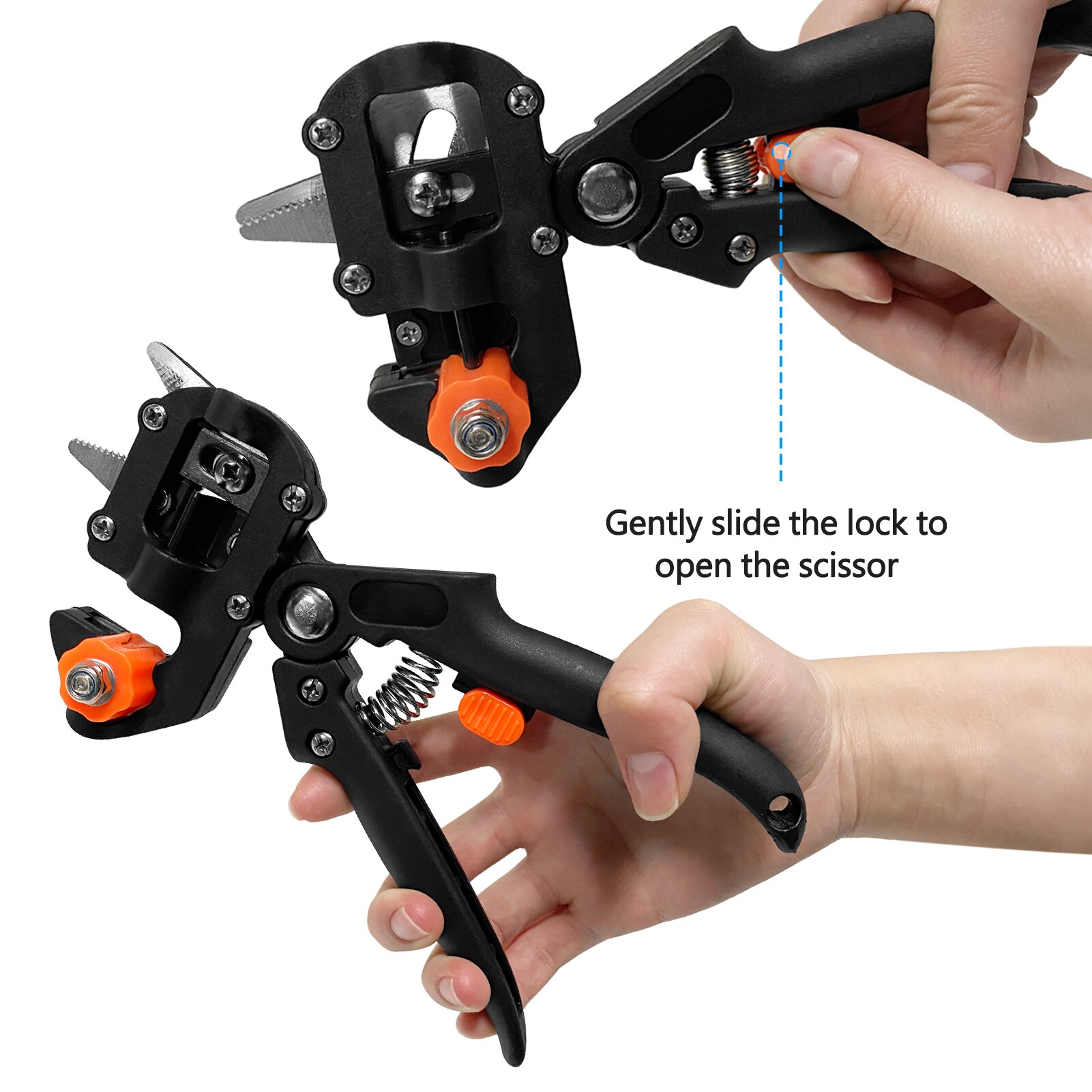 Household Garden Grafting Tool Set Fruit Tree Pruning Shears Cutting Tools Kit Garden Scissors Pruning Shears Tools