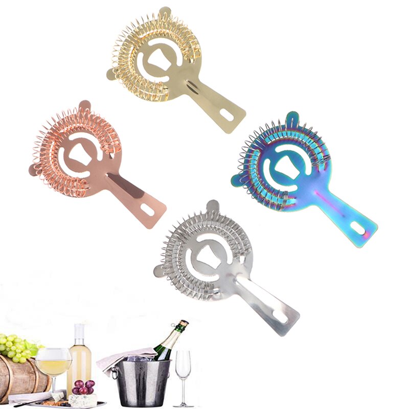 Sprung Bar Cocktail Strainer Stainless Steel Deluxe Strainer Bar Strainer Bar Tool Wine Ice Strainer Bar Percolator