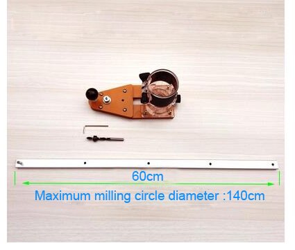 Circle Cutting Jig for Electric Hand Trimmer Wood Router Milling Slotting Trimming Machine Milling Round Plate Woodworking Tools: 60cm set 2