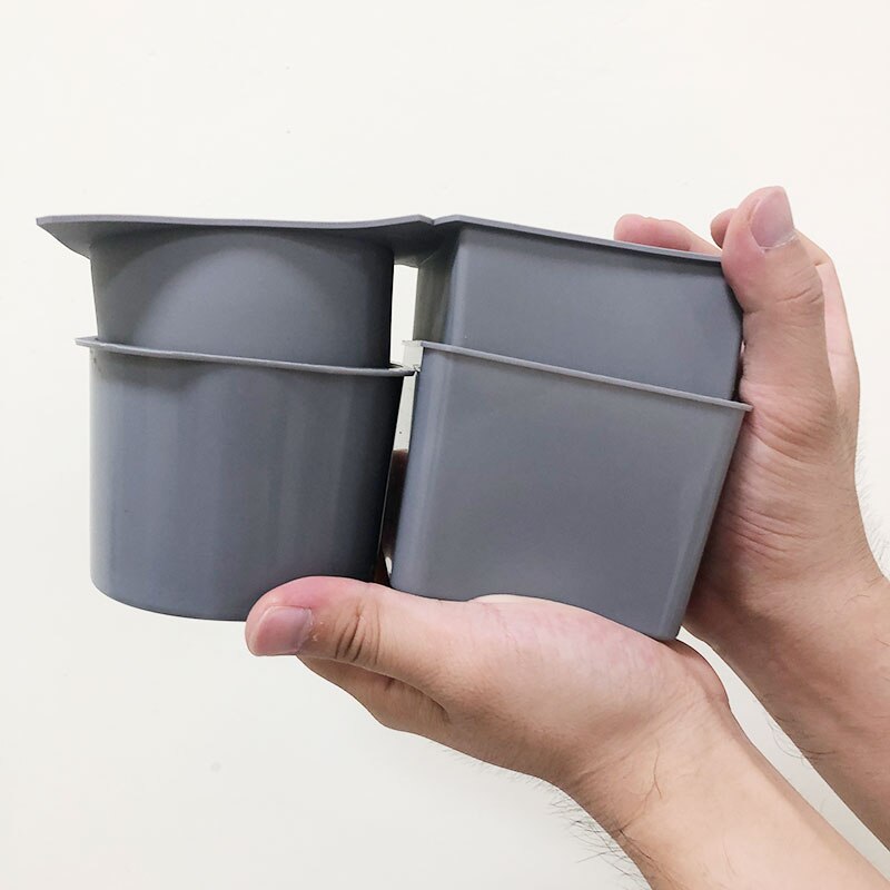 Concrete Molds for Garden ，Square Round Cement Pot Molds Succlent Plant Pot Mould