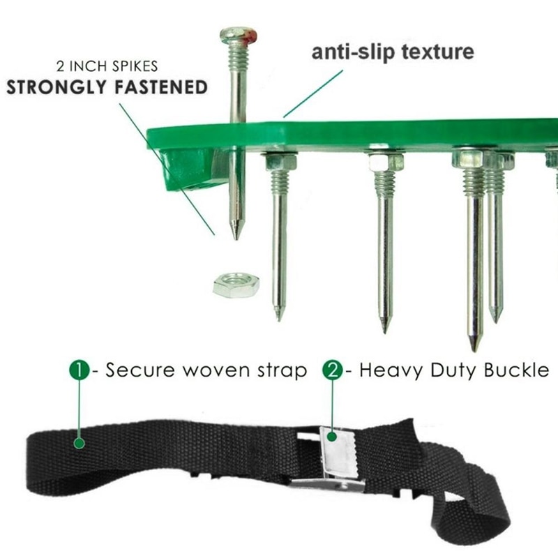 Gazonbeluchter schoenen antislip solide duurzame verticuteermachine tuinschoenen met spikes