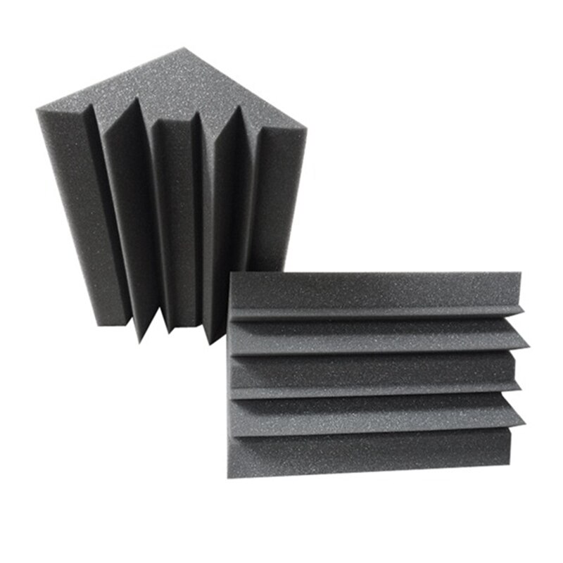 Eponge basse pour mur d'angle noir isolation phonique piège basse mur acoustique mousse rembourrage Studio Foa