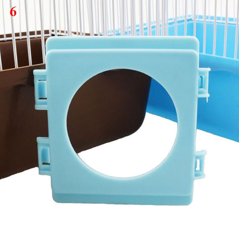 Hamster tunnel bur externt rör husdjur leksak burar gränssnitt montering enfärgad anslutningsplatta bur lock hem husdjur utrustning: 6