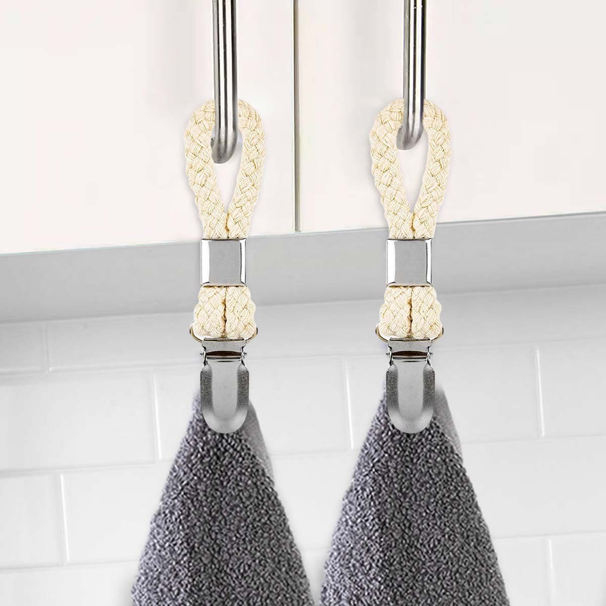 1/2/4Pcs Clothes Pegs Metal Stainless Steel Clothespins Laundry Tea Towel Hanging Clips Kitchen Bathroom Storages