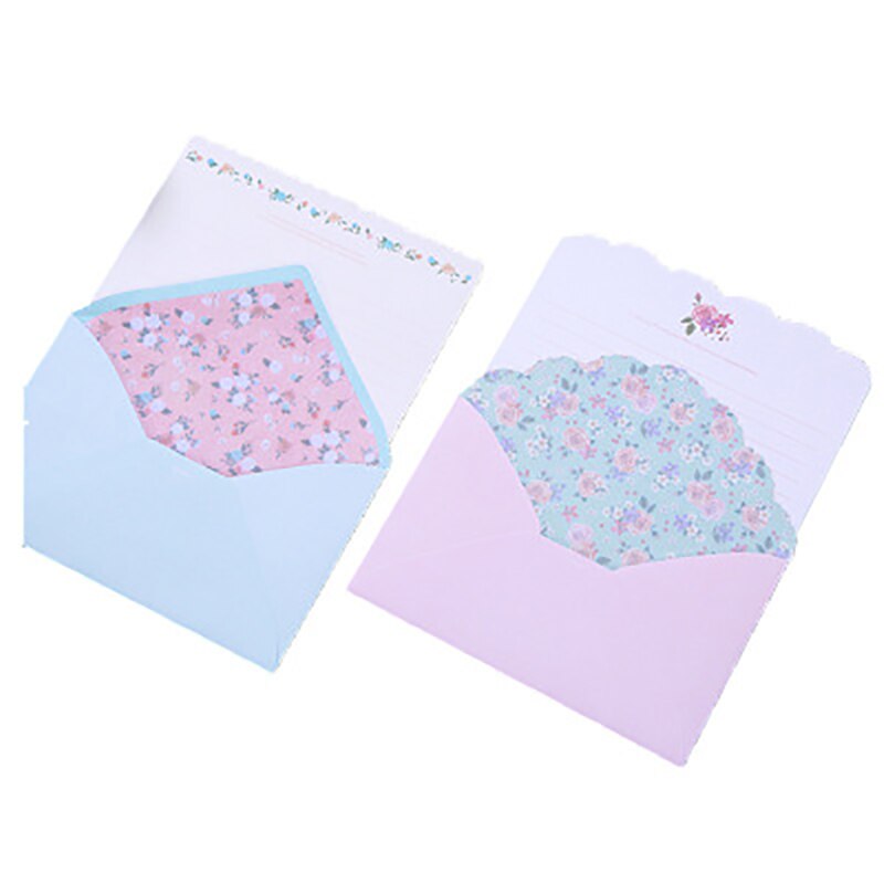 Cute Kawaii Lovely Special Writing Stationery Paper with 12 Envelope - 24 Letter paper