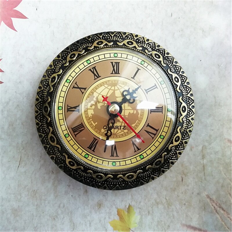10PCS The Old Battery Quartz FIT-UP Clock Insert Diameter 92MM DIY Desk Clock Making Kits