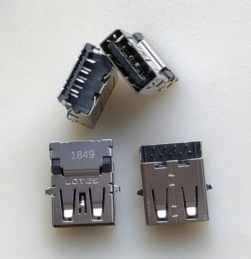 Voor Originele Laptoppcb Usb Slots Zien 9Pin Tegen Zwart